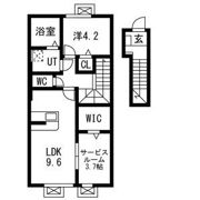 レジデンスⅡの間取り画像