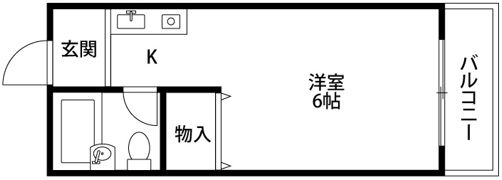 ハウスウエストの間取り画像