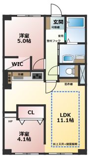 フラワーパークの間取り画像
