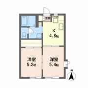 ウエストヴィラ栗生の間取り画像