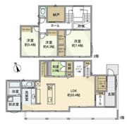 大坂町戸建の間取り画像