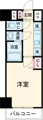 ディアレイシャス名古屋浄心の間取り画像