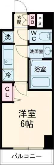 ディアレイシャス名古屋浄心の間取り画像