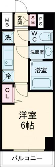 ディアレイシャス名古屋浄心の間取り画像