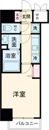 ディアレイシャス名古屋中村公園Ⅱの間取り画像