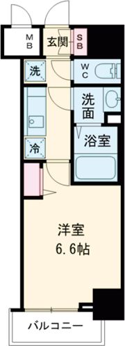 ディアレイシャス名古屋中村公園Ⅱの間取り画像