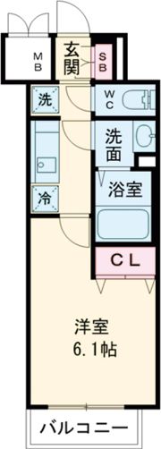 ディアレイシャス名古屋中村公園Ⅱの間取り画像