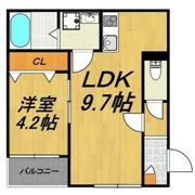 LECOCON四日市Ⅰの間取り画像