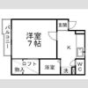 ピースフル泉12(家具家電付)の間取り画像