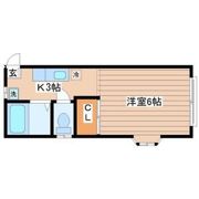 ホワイトキャッスル5番館の間取り画像