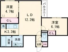 WELL BRIGHT東雲 RESIDENCEの間取り画像
