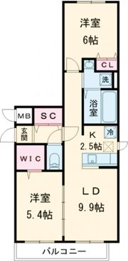 アトランティス朝日の間取り画像