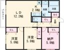 WELL BRIGHT 朝日RESIDENCEの間取り画像