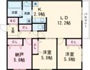 WELL BRIGHT 朝日RESIDENCEの間取り画像