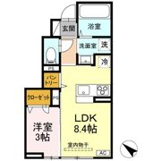 レスア柏崎Ⅱの間取り画像
