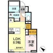 レスア柏崎Ⅱの間取り画像