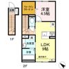 レスア柏崎Ⅱの間取り画像
