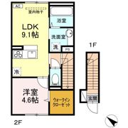 レスア柏崎Ⅲの間取り画像