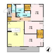 プラウドパークス Tの間取り画像