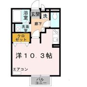 バーロハイツの間取り画像
