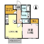 グレース古川 A棟の間取り画像
