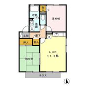 ベルデュールの間取り画像