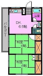 尾津マンションの間取り画像