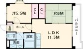 サンティーユASAHIの間取り画像