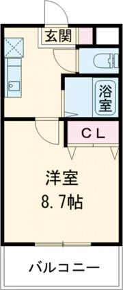グリーンヒル学院坂の間取り画像