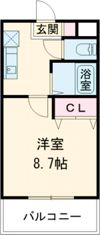 グリーンヒル学院坂の間取り画像