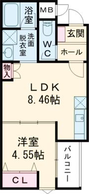 ステラキャットハートの間取り画像