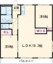 シャトー北別府の間取り画像