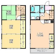 ハイツいまいⅠの間取り画像