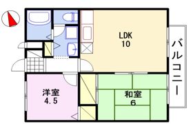 アーバンライフ吉田Aの間取り画像