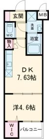 ステラキャットクローバーの間取り画像