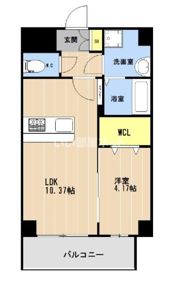 LIBTH前島Ⅲの間取り画像