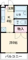 レインボー森町の間取り画像