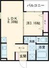 F+style藤井寺道明寺1号館の間取り画像