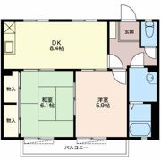 クレールアビタシオンの間取り画像