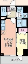 マイシティ厚木中町の間取り画像