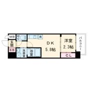 セレニテ南堀江エクラの間取り画像