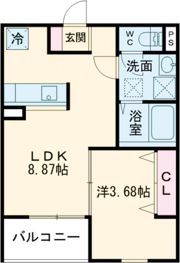 F+style藤井寺道明寺1号館の間取り画像