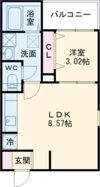 F+style藤井寺道明寺2号館の間取り画像