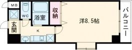 M’PLAZA津田駅前10番館の間取り画像