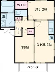 free bird A・B棟の間取り画像