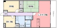 高岡中村コーポⅡの間取り画像