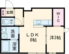 RAMBLE B棟の間取り画像