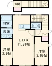 RAMBLE B棟の間取り画像