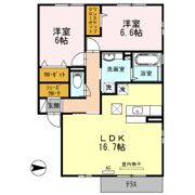 アビタシオン A棟の間取り画像