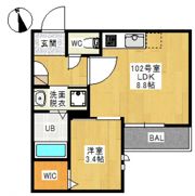 GRANDTIC CINQ（グランティックサンク）の間取り画像
